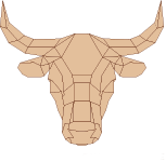 Oxhide Forge ox-head logo